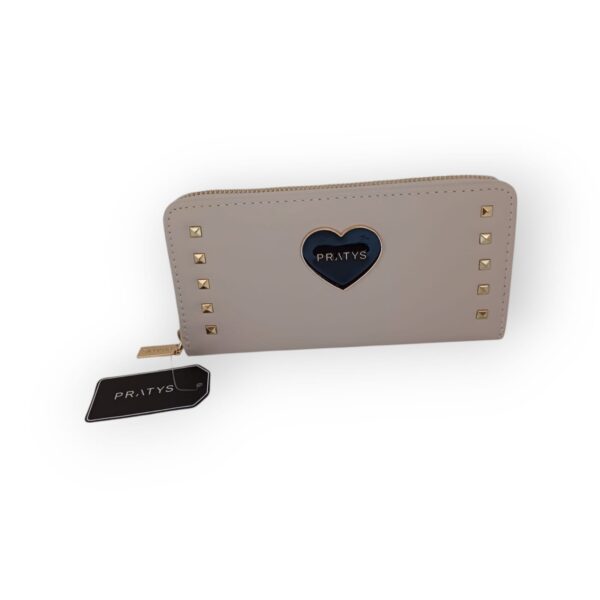 Billetera Grande Corazón Y Tachas - Imagen 2