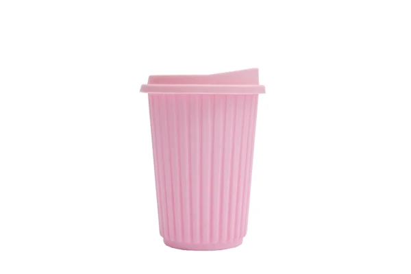 Vaso rayado pastel