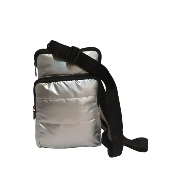 Mini Bandolera Matelasse Metalizado - Imagen 2