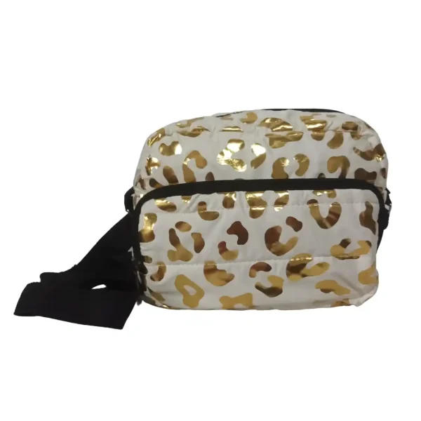 Bandolera Cire Matelasse Metalizado Diseño.