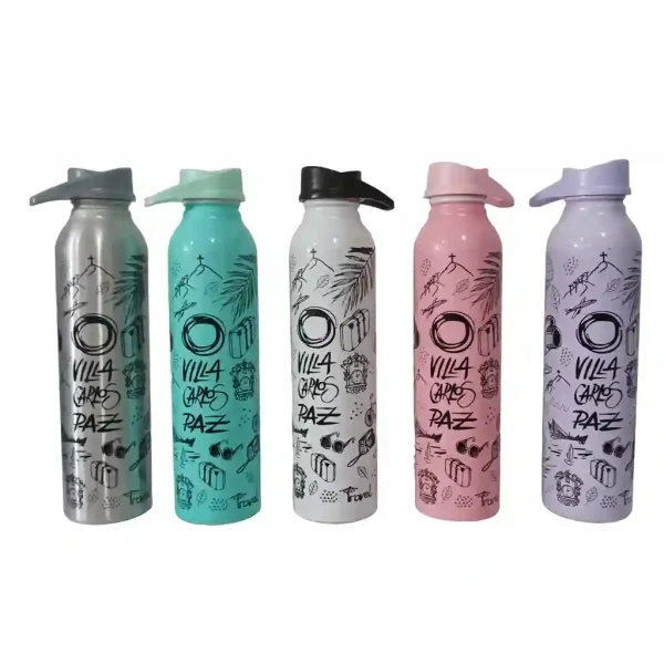 Botella Aluminio iconos VCP