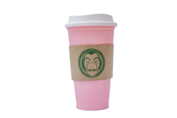 Vaso soft pastel con faja de carton - Imagen 5