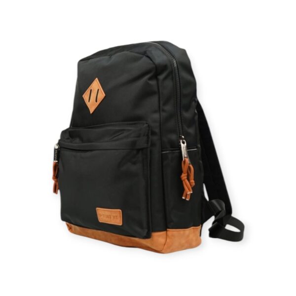 Mochila Con Semi Cuero