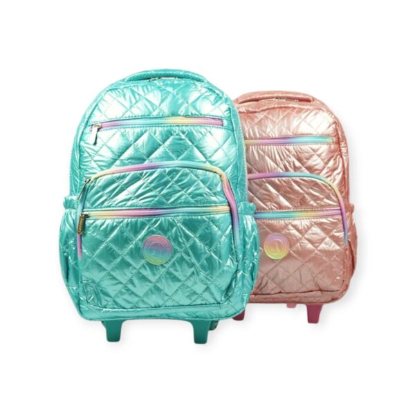 Mochila Puffer Con Carro