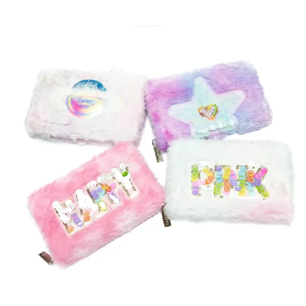 Billetera peluche mediana