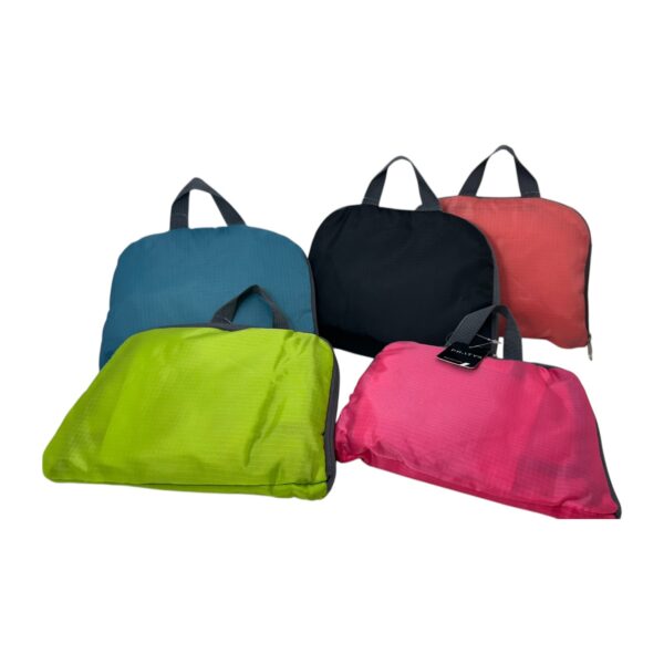 Mochila Plegable Lisa Unicolor. - Imagen 2