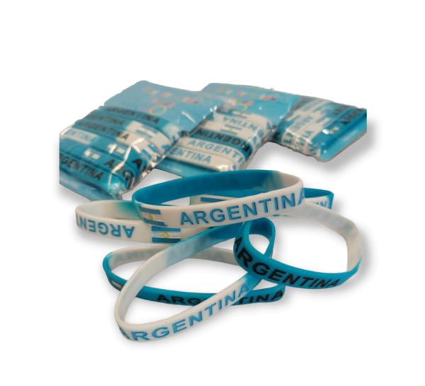 Pulsera silicona argentina - Imagen 4