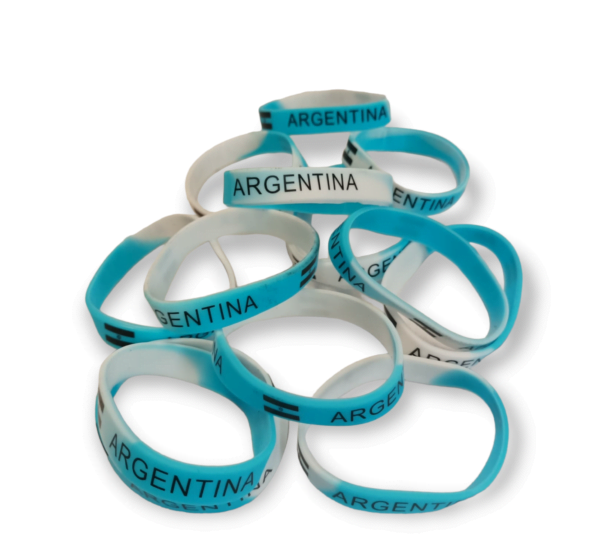 Pulsera silicona argentina