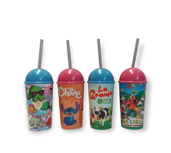 Vaso con sorbete-personajes - Imagen 5