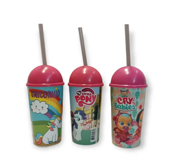Vaso con sorbete-personajes - Imagen 4