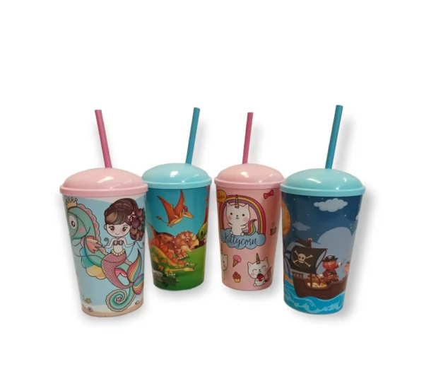 Vaso infantil con sorbete