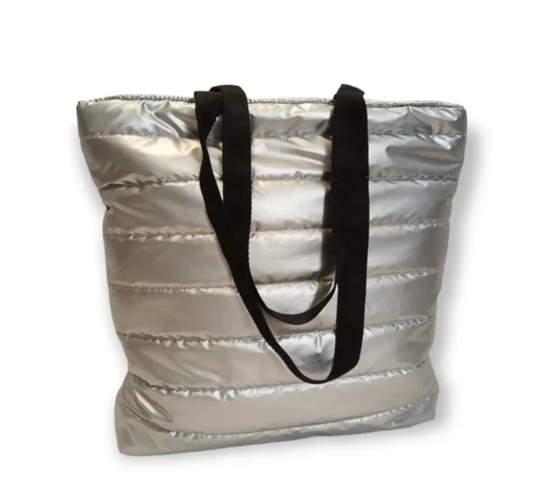 Bolso playero metalizado - Imagen 4