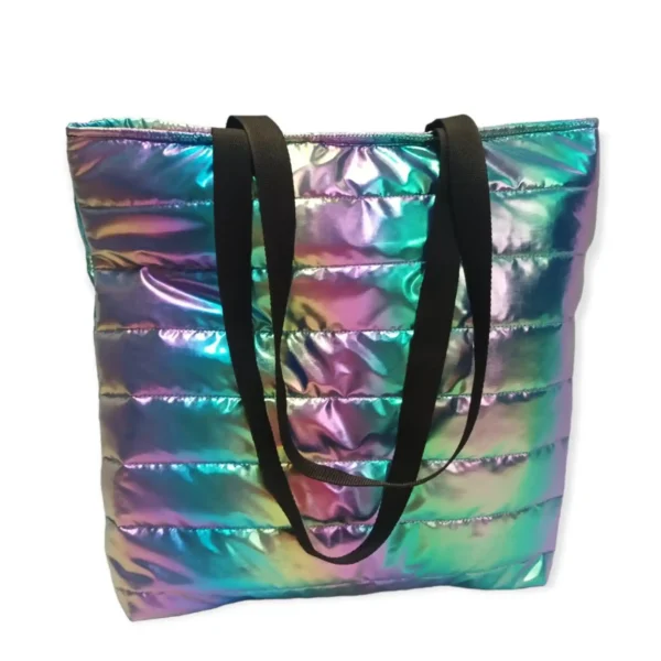 Bolso playero tornasol