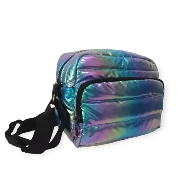 Bandolera matelasse tornasol