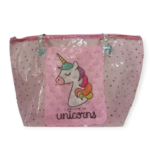 Bolso transparente con aplique - Imagen 3