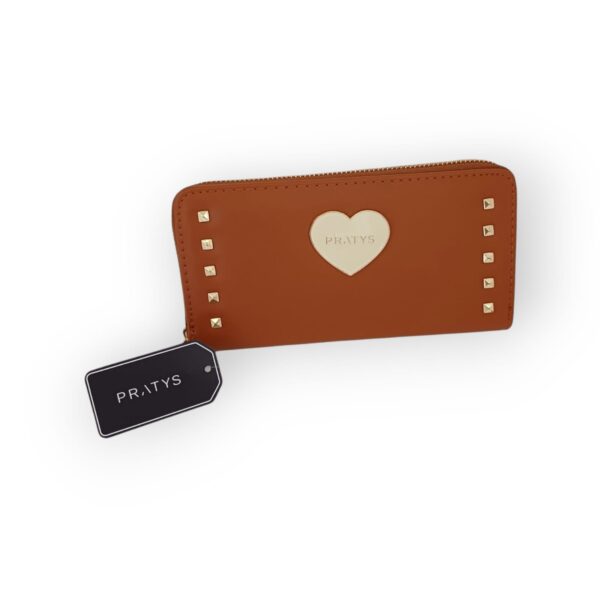 Billetera Grande Corazón Y Tachas - Imagen 6