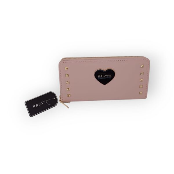 Billetera Grande Corazón Y Tachas - Imagen 7