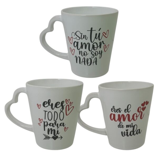 Taza cerámica blanca - Imagen 8