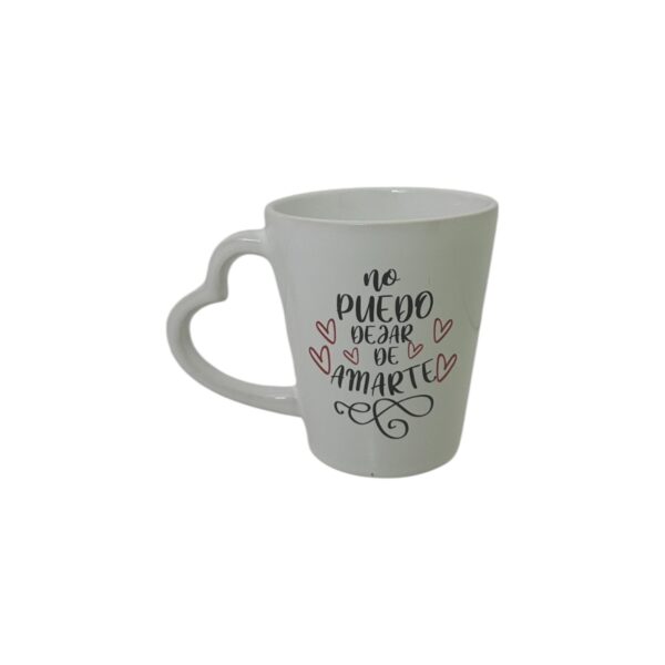 Taza cerámica blanca - Imagen 3